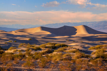 Landscape of Death Valley National Park in California