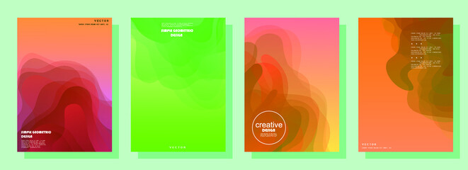 Creative hard paint cover design backgrounds vector. Minimal trendy style organic shapes pattern with copy space for text design for invitation, Party card,Social Highlight Covers and stories page