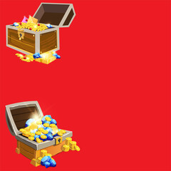 Treasure Chest Concept Art Prop Design