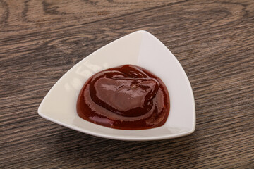 Traditional Barbicue sauce in the bowl