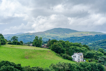 View of countryside in northwest Wales