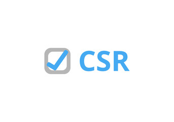 CSR vector. Corporate social responsibility. Business and management concept.