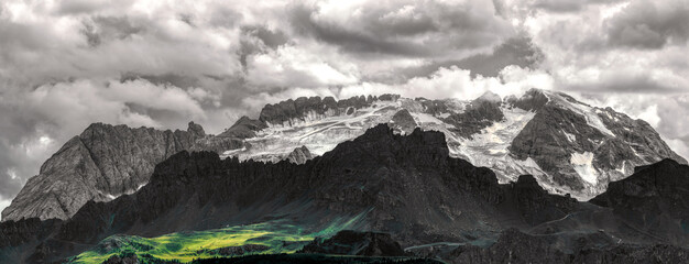 The glacier of Marmolada