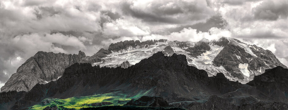 The glacier of Marmolada