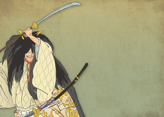 能　月岡耕漁　能楽百番「船弁慶」