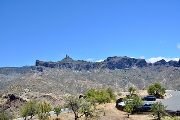 car in the mountains