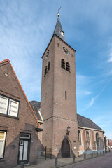 Obraz premium Hervormde kerk Zwartsluis, Overijssel Province, The Netherlands
