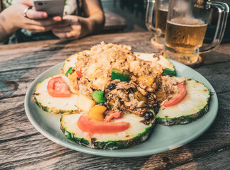 I enjoyed Thai ethnic food.

