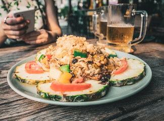 I enjoyed Thai ethnic food.
