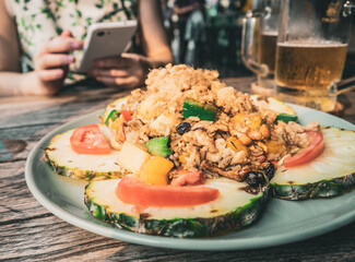 I enjoyed Thai ethnic food.
