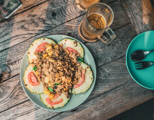 I enjoyed Thai ethnic food.
