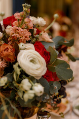 Beautiful bouquet of roses