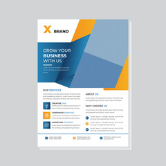 Creative Modern Corporate Flyer Template Design