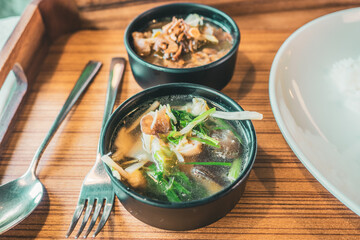 I enjoyed Thai ethnic food.
