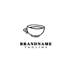 coffee cup logo design template icon vector
