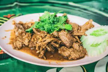 I enjoyed Thai ethnic food.