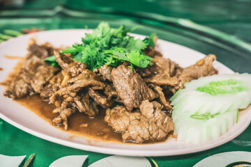 I enjoyed Thai ethnic food.