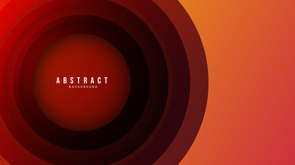 Abstract Colorful geometric background , Circles overlap until shadows and orange and black, Modern background design for presentation design , illustration Vector EPS 10