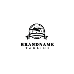 Fototapeta premium airplane badges logo icon design template vector illustration