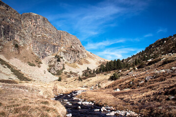 landscape in the mountains