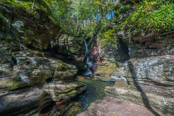 Autumn on the swift river