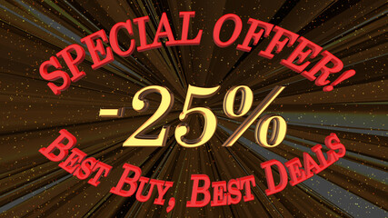 Special offer -25%