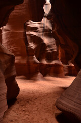 Lower Antelope Canyon on Navajo Reservation in Arizona