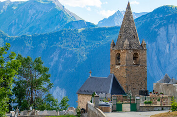 Fototapeta premium Church close to Alpe d'Huez
