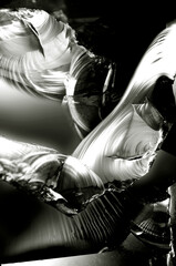 black and white, silver touch abstract background