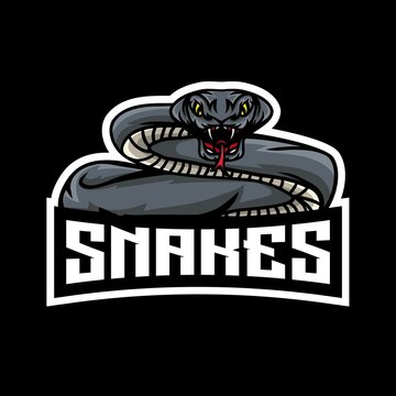 Snake mascot esport logo