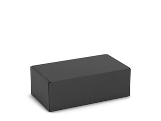 Blank tuck in flap packaging box mockup