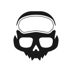 Illustration Vector Graphic of Skull Game Logo. Perfect to use for Technology Company