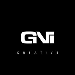 GNI Letter Initial Logo Design Template Vector Illustration