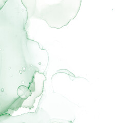 Alcohol Ink. Oil Light Artistic Design. Sea Macro