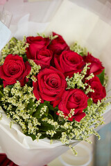 bouquet of flowers in a vase