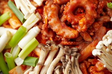 Braised Spicy Seafood and Octopus