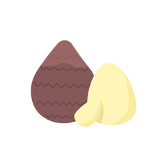 illustration of a peeled thorny palm and thorny palm. food and fruit. flat cartoon style. vector design
