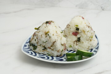 Japanese rice ball onigiri