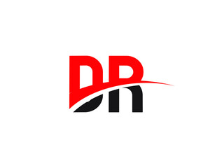 DR Letter Initial Logo Design Template