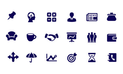 Business tools vector sign and icon