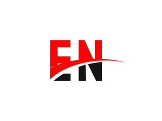 EN Letter Initial Logo Design Template