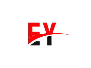 EY Letter Initial Logo Design Template