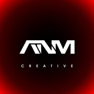 ANM Letter Initial Logo Design Template Vector Illustration