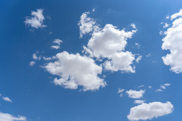 Naklejka na ściany i meble cloudy sky. gradient blue sky with cloud