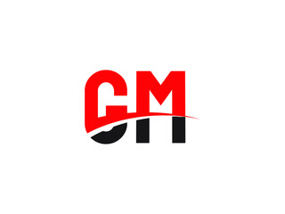 GM Letter Initial Logo Design Template
