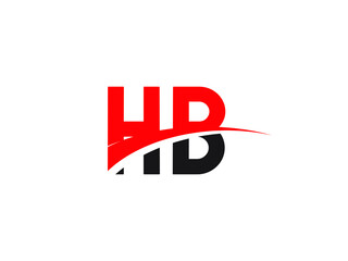 HB Letter Initial Logo Design Template