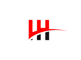 IH Letter Initial Logo Design Template