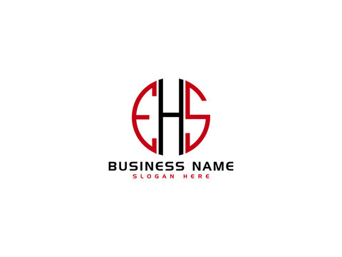 Creative EHs Logo Letter Vector Image Design For Business