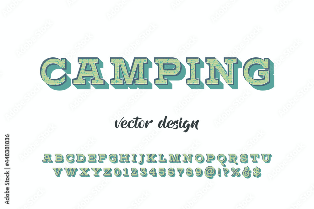 Poster alphabet font.vector of colorful stylized font and alphabet, vector of colorful stylized font and al