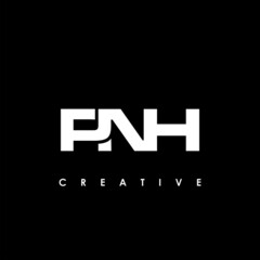 PNH Letter Initial Logo Design Template Vector Illustration